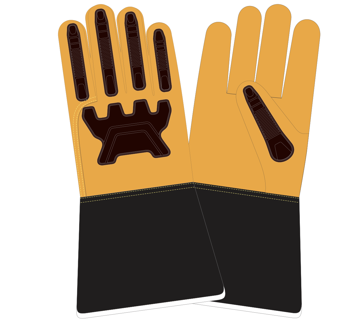 Impact & Liquid Resistant Gloves - LR-267